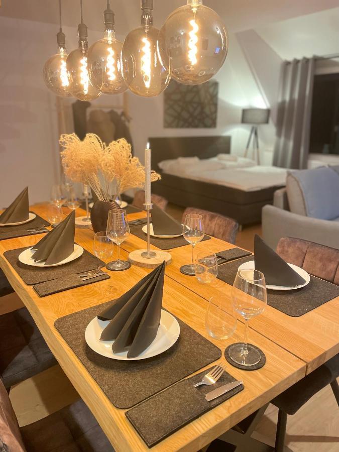 Amao-Green I 90Qm I Penthouse Maisonette Mit Rooftop I City Center I King-Size Betten لار المظهر الخارجي الصورة
